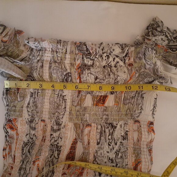 All Saint Lara Makutu Smocke Blouse - Picture 11 of 16